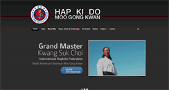 Desktop Screenshot of canadahapkidomgk.com